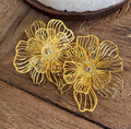 Pendientes maxi flor